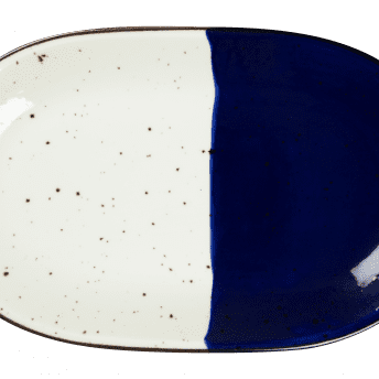 Assiette ovale sans aile - 162065 -    32x20 cm